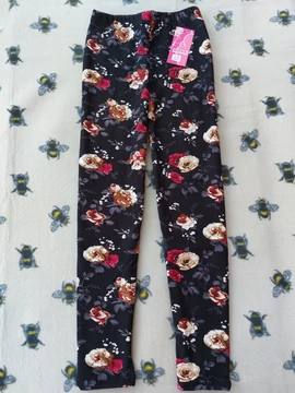 140-es Bélelt virágos leggings