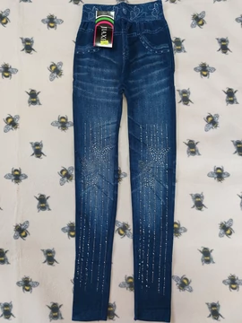 152-164 Vékony, extra sztreccses pillagós leggings