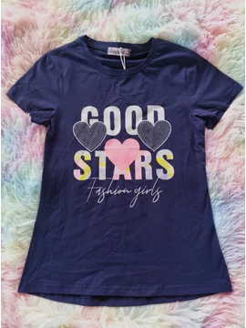 164 good stars pamut rövidujjú felső