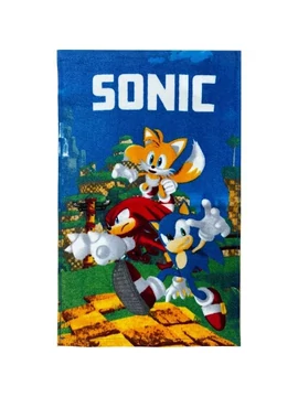 Sonic a sündisznó Speedy kéztörlő, arctörlő, törölköző 30x50 cm