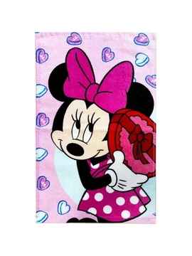 Disney Minnie Bonbon Hearts kéztörlő, arctörlő, törölköző 30x50cm 