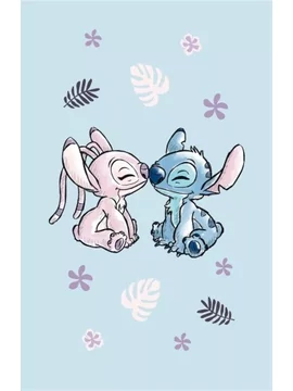 Disney Lilo és Stitch, a csillagkutya Light blue kéztörlő, arctörlő, törölköző 30x50cm 