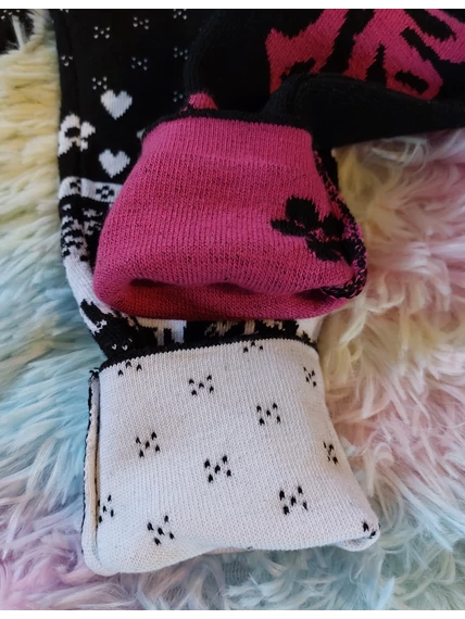 98/104-es Kötött anyagú vastag leggingscsomag