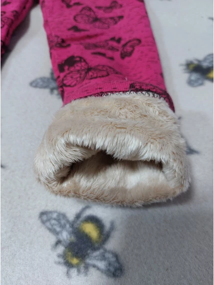 92-es Bundás rózsaszín lepkés leggings