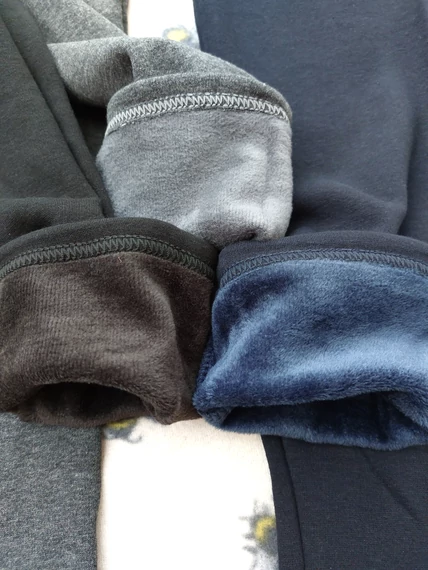 Egyszínű bélelt leggings S-XL-ig