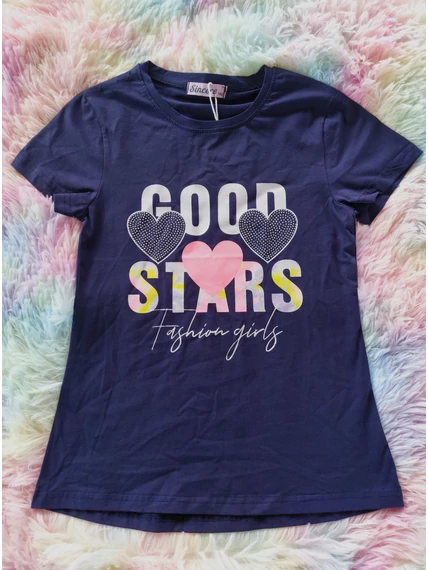 164 good stars pamut rövidujjú felső